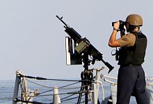 Kriegsschiff - -/Informationstechniker 2.Klasse Ruskin Naval/US Navy/AP/dpa