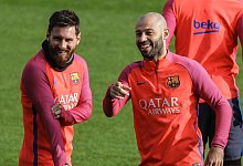 Lionel Messi und Javier Mascherano - Pedro Salado/ Media Express/dpa