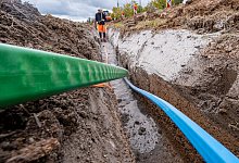 Glasfaser-Ausbau - Armin Weigel/dpa