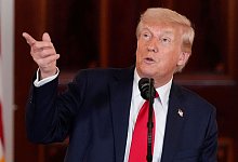 US-Pr&auml;sident Trump spricht &uuml;ber Investitionen in den USA - Alex Brandon/AP/dpa