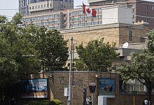 Kanadische Botschaft in Peking - Foto: Ng Han Guan/AP/dpa