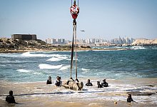 Antike Sphinx-Statuen und Marmorfiguren aus Abu Qir geborgen - Gehad Hamdy/dpa