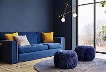 Tapetentrends - Blaue Tapete von Erismann - Erismann/DTI/dpa-tmn