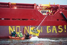 Greenpeace-Aktion - Gregor Fischer/Greenpeace Germany/dpa