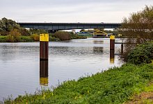 Verbot f&uuml;r Schwertransporte &uuml;ber die A59-Br&uuml;cke - Thomas Banneyer/dpa