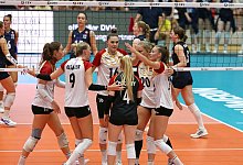 Deutsche Volleyballerinnen - Cathrin Müller/dpa