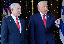 US-Pr&auml;sident Trump empf&auml;ngt Israels Ministerpr&auml;sident Netanjahu - Alex Brandon/AP/dpa