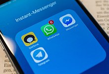 Telegram wieder verf&uuml;gbar - Foto: Wolfram Kastl/dpa