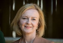 Liz Truss liegt in den Umfragen vorne. - Finnbarr Webster/PA Wire/dpa