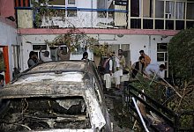 Zerst&ouml;rt - Foto: Khwaja Tawfiq Sediqi/AP/dpa