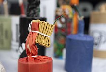 Vorf&uuml;hrung LKA Sachsen zu Pyrotechnik - Sebastian Kahnert/dpa