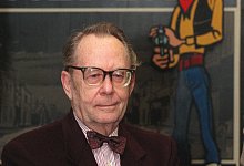 Comiczeichner Morris - Fabian Matzerath/dpa