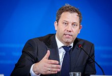 Pressekonferenz mit Lars Klingbeil - picture alliance/dpa