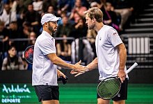 Tim P&uuml;tz (l) und Kevin Krawietz - Marton Monus/dpa