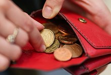 M&uuml;nzen in einem Portemonnaie - Jan Woitas/dpa