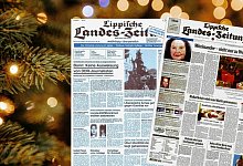 Die Titelseiten der LZ-Weihnachtsausgaben 1975 und 2000 - Collage: Seda Hagemann
