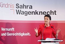 Sahra Wagenkecht - Lukas Barth/dpa