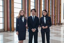 Neue Uniformen f&uuml;r UN-Fremdenf&uuml;hrer - Foto: John Gillespie/United Nations/dpa