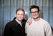 Matthias Schweigh&ouml;fer und Simon Verhoeven - Christoph Soeder/dpa