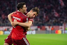 Robert Lewandowski und Leon Goretzka - Sven Hoppe/dpa