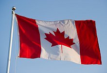 Die Landesfahne von Kanada - Patrick Pleul/dpa/dpa-tmn
