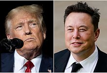 Wahlkampf in den USA - Trump und Musk - Matt Rourke/Jos\\\' Luis Villegas/AP/dpa