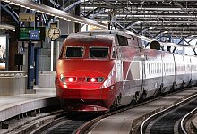 Ein Thalys-Hochgeschwindigkeitszug in Br&uuml;ssel (Archivbild). - Julien Warnand/epa/dpa-tmn
