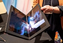 Faltbarer Lenovo-Laptop - Foto: Florian Schuh/dpa-tmn