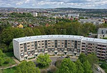 Plattenbau in Gera - Martin Schutt/dpa