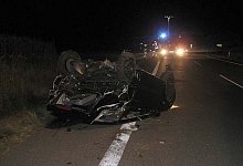 Eine 20-jährige Frau wird bei diesem Unfall tödlich verletzt. - FOTO: POLIZEI