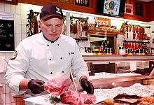 Nutria-Keule zu Weihnachten - Roland Weihrauch/dpa