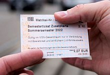 Semesterticket - Foto: Gregor Bauernfeind/dpa