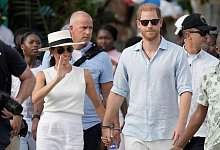 Prinz Harry und Meghan in Kolumbien - Ivan Valencia/AP/dpa
