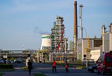 Das Industriegel&auml;nde der PCK-Raffinerie GmbH in Schwedt. - Monika Skolimowska/dpa