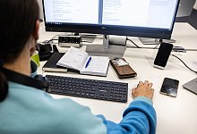 Arbeit im B&uuml;ro - Hannes P Albert/dpa