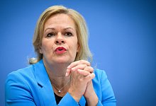 Bundesinnenministerin Faeser - Bernd von Jutrczenka/dpa