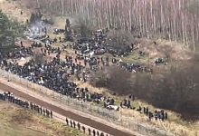 Migranten aus Belarus - Foto: Polish Ministry Of National Defe/PAP/dpa