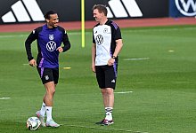 Leroy Sane und Julian Nagelsmann - Federico Gambarini/dpa