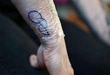 Organspende-Tattoo - Pia Bayer/dpa