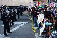 «No Kings»-Demonstrationen - Los Angeles - Ethan Swope/AP/dpa