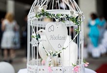 Hochzeitsdeko - Foto: Rolf Vennenbernd/dpa/dpa-tmn