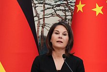 Baerbock besucht China - Soeren Stache/dpa