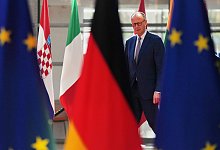 Bundeskanzler Merz Antrittsbesuch in Brüssel - Virginia Mayo/AP/dpa