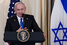 Netanjahu im Weißen Haus - Alex Brandon/AP/dpa