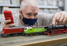 Modelleisenbahn liegen w&auml;hrend Corona-Krise im Trend - Foto: Daniel Karmann/dpa