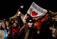 Frankreich feiert den Beaujolais Nouveau - Arnaud Finistre/AFP/dpa