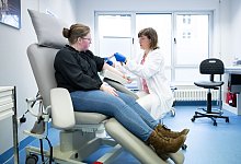 Kinderonkologie Dresden - Sebastian Kahnert/dpa