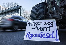 Bauernproteste - D&uuml;sseldorf - Oliver Berg/dpa