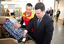 Bundesarbeitsminister Heil besucht DHL - Foto: Tom Weller