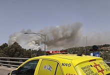 Waldbr&auml;nde bei Jerusalem - ---/Magen David Adom/dpa